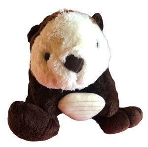 OSKA 2006 Wishpet Otter & Clam Plush 12” Alaska Ocean Sea Water Wildlife Animal